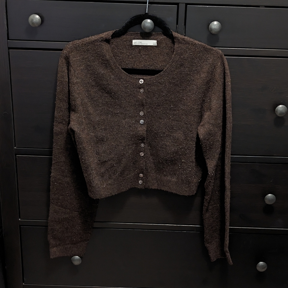 Oak + Fort Button Up Cardigan